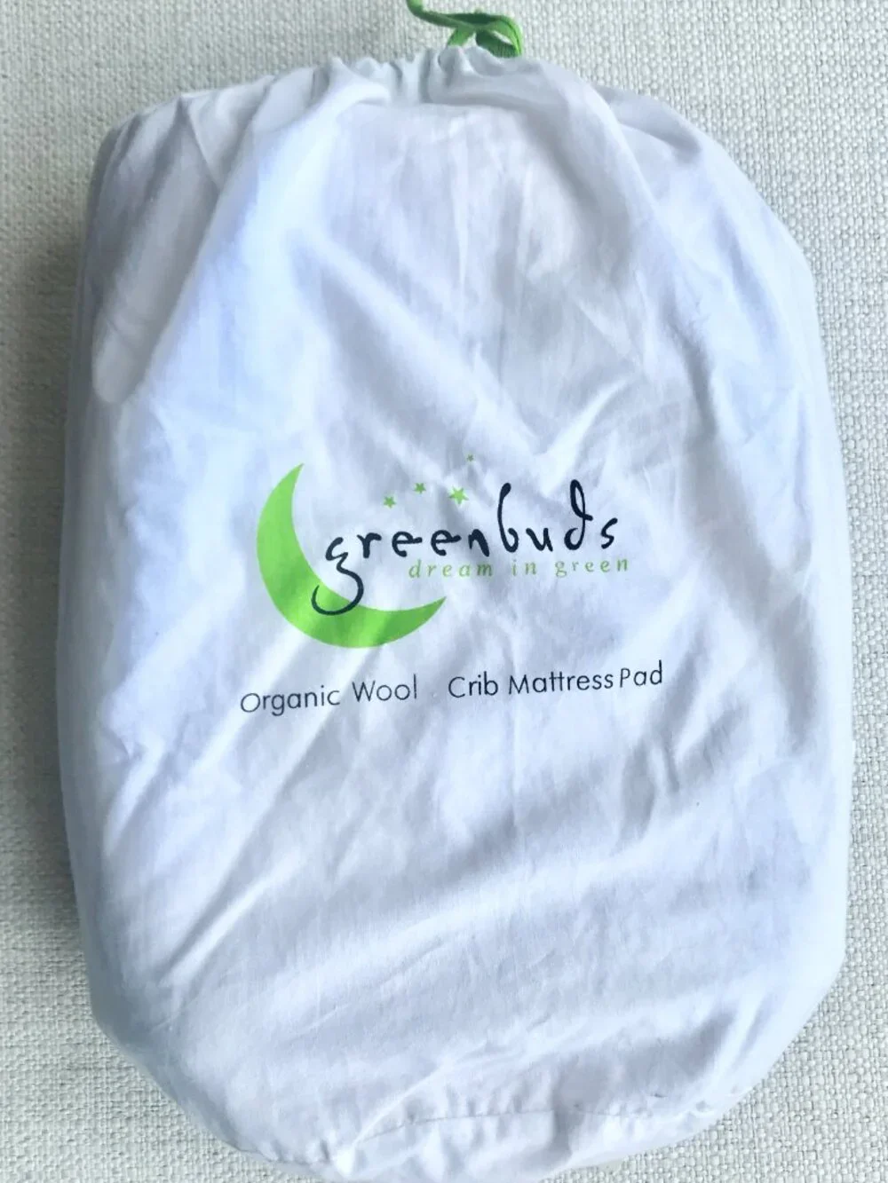 Organic Wool All Natural Quilted Crib Mattress Pad